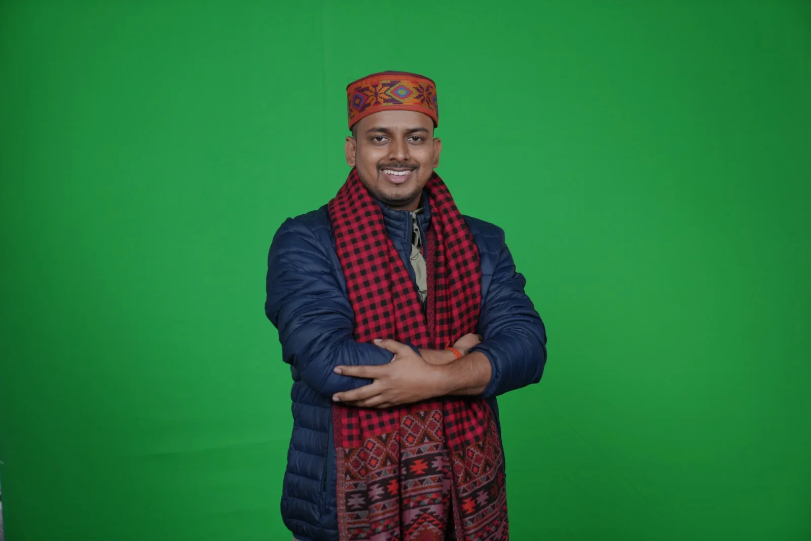 Vivek Vashishta in a media studio setting